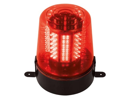 [H37038] Roterende LED advarselsblink - Rød (14V) incl. netadapter