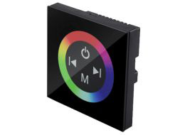 [H29118] Multifunk. touch RGB LED styring - 3 kanaler, Sort (3 x 4A)