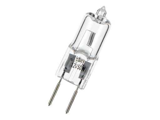 [H25742] JC halogenstiftpære - 12V / 20W, GY6.35, Ø10x44mm