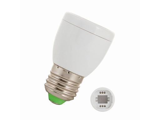 [H49791] Pæresokkel adapter - E27 til G24