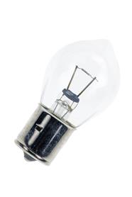 [H15818] Autolampe - 12V / 35W, Ba20s sokkel (Ø36x67mm)