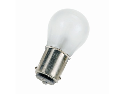 [H51271] Dværglampe - 24V / 21W Globe, Ba15d sokkel (Ø25x50mm)