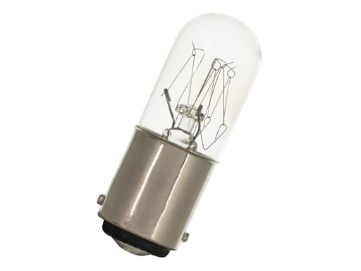 [H51707] Dværglampe - 220-260V / 30mA / 5-7W, Ba15d sokkel (Ø16x45mm)