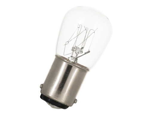 [H51713] Dværglampe - 12V / 2.1A / 25W, Ba15d sokkel (Ø22x48mm)