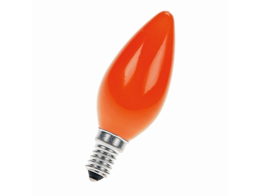 [H52298] Kertepære - 240V / 25W, E14 sokkel (Ø35mm) Orange