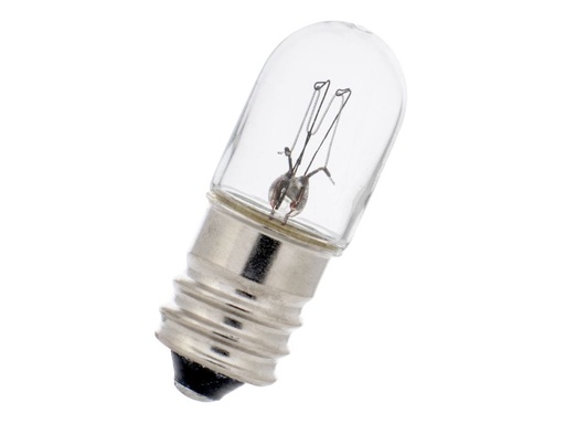 [H52586] Dværglampe - 110V / 27mA / 3W, E12 sokkel (Ø13x34mm)