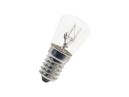 [H52673] Rørlampe - 230V 15W, E14 (Ø22x48mm) Oven 300°C
