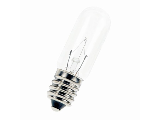 [H52700] Rørlampe - 24V / 208mA / 5W, E14 sokkel (Ø16x54mm)