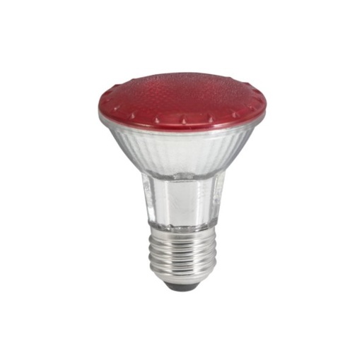 [H59638] PAR20 LED spotpære - 240V / 6W 35°, E27, Rød