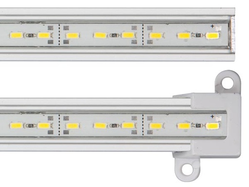 [H46885] Alu. LED skinne - 50cm, Neutral Hvid (3700K), IP65