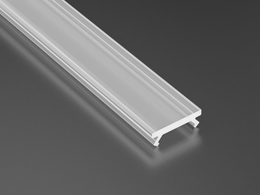 [H32384] Cover til alu. LED profil - 9mm, Diffus (2m)