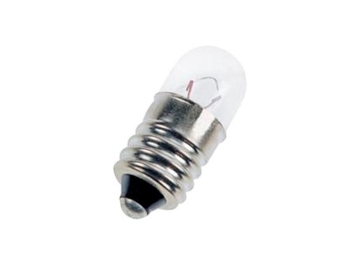 [H30889] Dværglampe - 60V / 20mA / 1,2W Tube, E10 (Ø10x23mm)