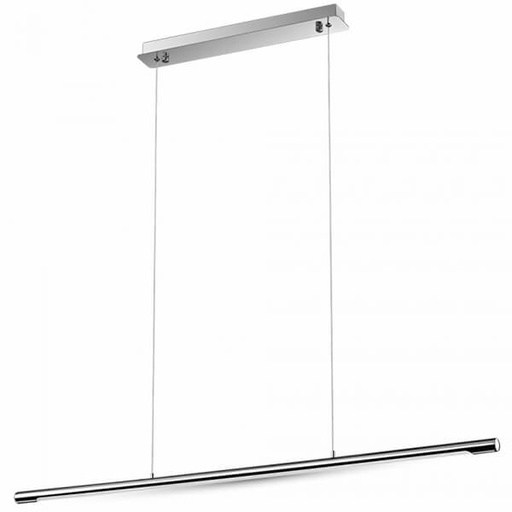 [70183890] 18W designer nedhængt armatur 94cm 4000K - Krom