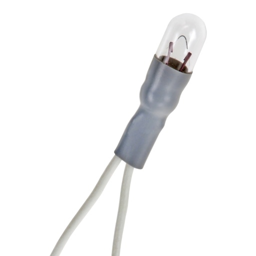[H18854] T1 1/4 Miniaturepære - 8V 60mA, 20cm ledning (Ø3,15mm)