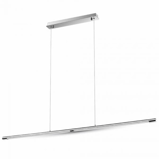 [70243891] 24W designer nedhængt armatur 122cm 4000K - Krom