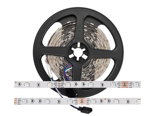 [H12811] Vandtæt LED strip (IP68) - 24V, 60 RGB LED/m (5 meter)