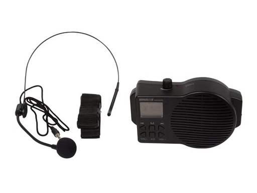 [H32007] Transportabel PA mik. system m. USB/SD og FM radio - 5W