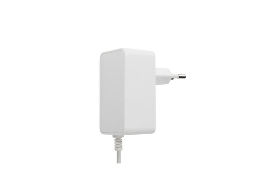 [H49753] Netadapter - 12Vdc / 24W (2A), Hvid (5,5x2,1mm)
