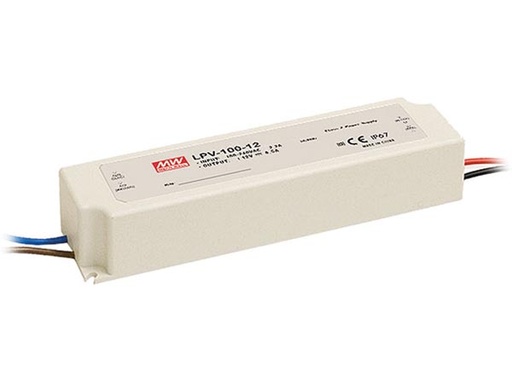 [H43289] LED strømforsyning - 12Vdc / 8,5A / 102W (IP67)