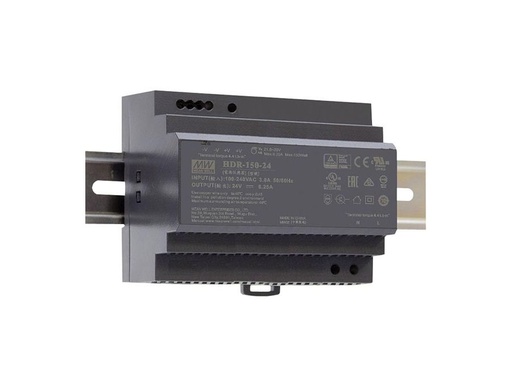 [H58276] DIN-skinne strømforsyning - 24VDC 150W (6,25A)