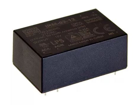 [H52920] Printstrømforsyning - 12VDC / 250mA / 3W, indkapslet