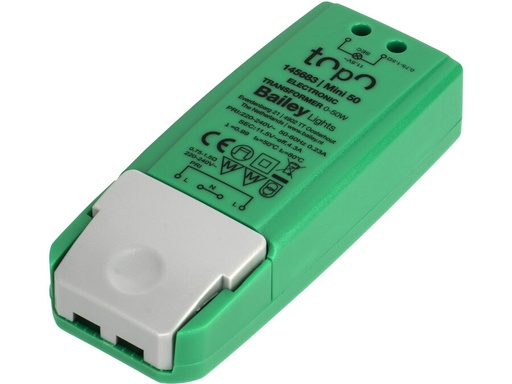 [H63422] TOPO Mini Transformer 11,5Vac 0-50W / LED 0-30W, dæmpbar