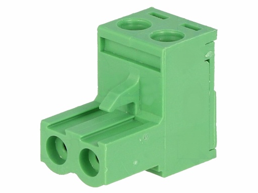 [H55454] Printstik bøsning - 2pol hun, 5mm benafstand