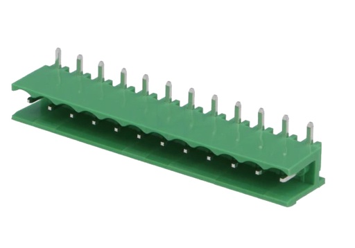 [H58578] Printfatning til indstik skrueterminal - 12P han 5,08mm, 90°