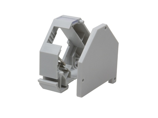[H41728] DIN-skinne adapter til 1x RJ45 Keystone modul, plast