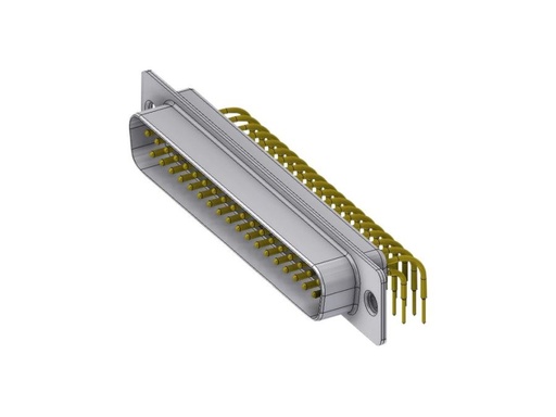 [H20760] D-SUB stik - 37pol han, 90° til print