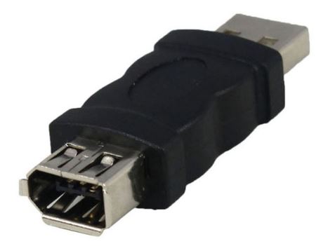 [H42428] USB 2.0 adapter - A han til 6P Firewire (IEEE-1394) hun