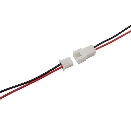 [H36487] Ledning-til-ledning stiksæt - JST XH 2pol han/hun (2x10cm)
