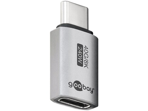 [H64206] USB4 adapter - USB-C han til USB-C hun, lige
