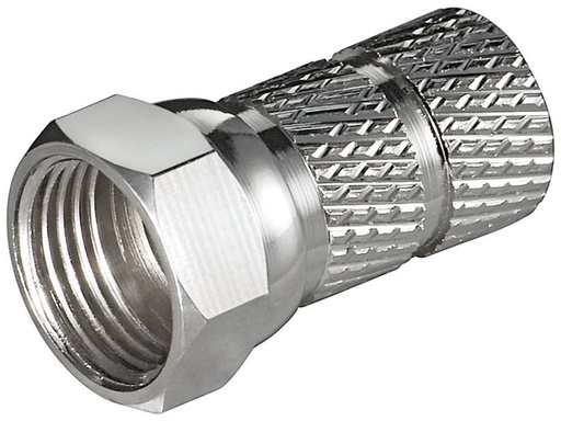 [H44692] F stik - HQ Twist-on til RG59 (Ø6,5mm)