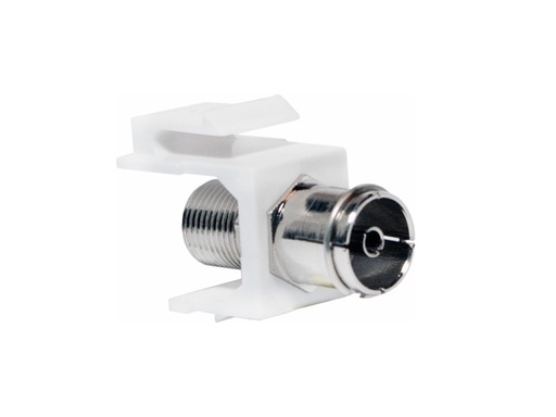 [H49331] Keystone COAX hun til F hun, Hvid