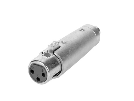[H47659] XLR adapter - XLR 3P hun til RCA(Phono) hun