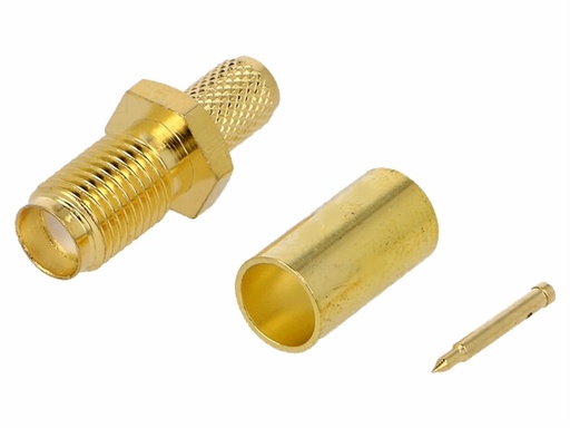 [H54479] RP-SMA han krimpstik - Revers til RG58 kabel