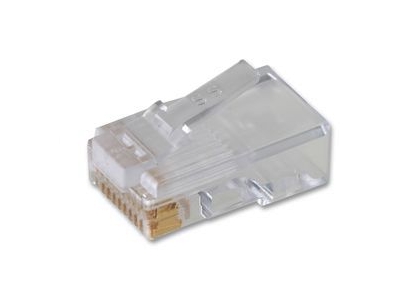 [H34751] RJ50 modularstik - 10P10C til flad kabel (1 stk.)
