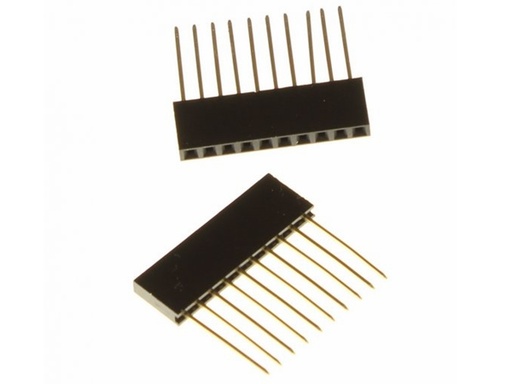 [H38190] Stabelbar pin header - 2,54mm han/hun, 1x10pol (2 stk.)