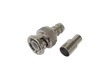 [H20536] BNC han til RG59 (Ø6,2mm) - Kvik krimp