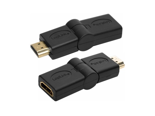[H22313] HDMI adapter - Han til hun, 180° vipbar