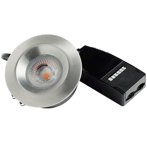 [767872] Diospot 30 One 6W 2700K 38° dæmpbar 32mm - børstet