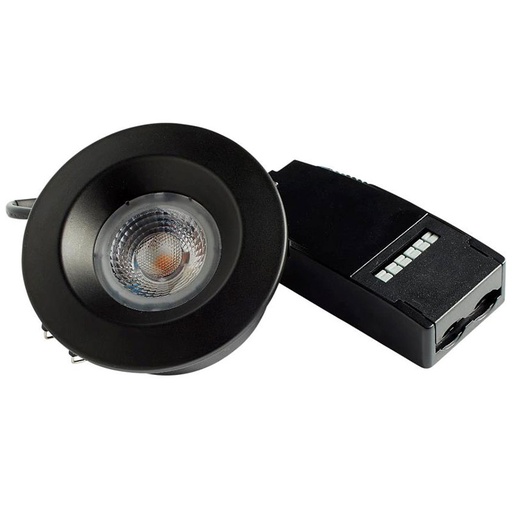 [767875] Diospot 30 One 6W 3000K 38° dæmpbar 32mm - sort