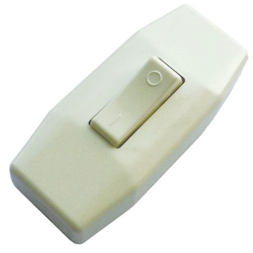 [7817101399] Gennemgangsafbryder - hvid