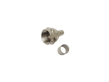 [H20777] F stik - Krimp til RG6 (Ø8,2 - 8,5mm)
