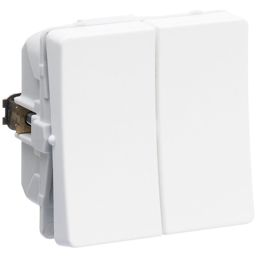 [1017054679] LK Fuga krone afbryder 16A - hvid