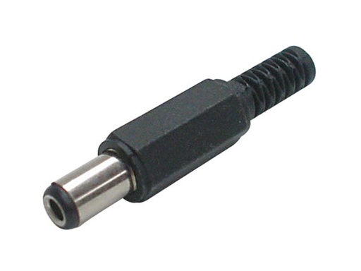 [H20608] DC stik - Ø5,5/2,5mm x 9mm i plasthus