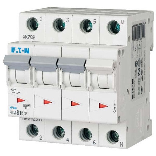 [7822215283] Automatsikring 16A 3P+N C 4M 6kA