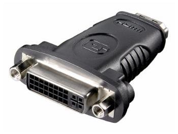 [H24652] HDMI/DVI adapter - HDMI hun til DVI-D (24+1) hun
