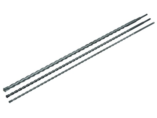 [H33982] SDS betonborsæt - 1000mm, Ø12 / Ø16 / Ø24mm (3 dele)